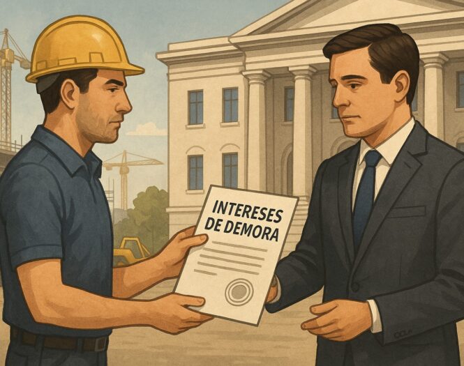 ¿Se pueden devengar intereses de demora por la ejecución de obras no contempladas en el proyecto contratado?