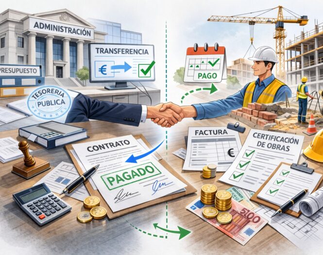 Fijación del régimen de pagos y comprobación de la prestación