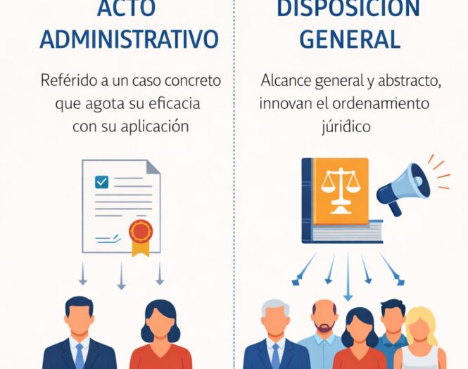 A vueltas con la diferencia entre acto administrativo y disposición general